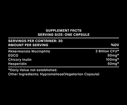 NEO METABOLIC Akkermansia Mucinphila Complex 30 Capsules